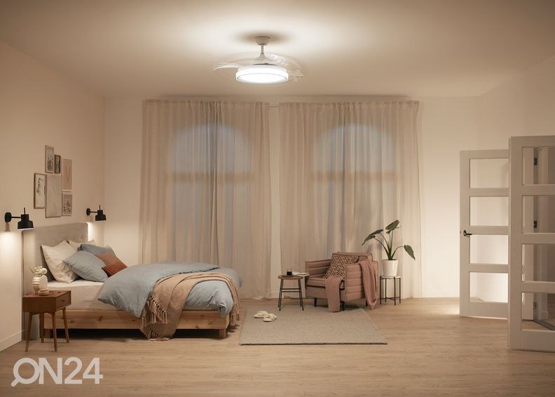 Потолочный светильник с вентилятором Philips Bliss SSW, белый увеличить