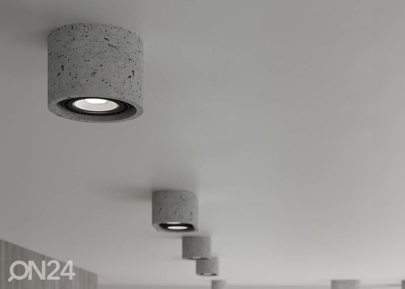 Потолочный светильник Basic 1, бетон увеличить