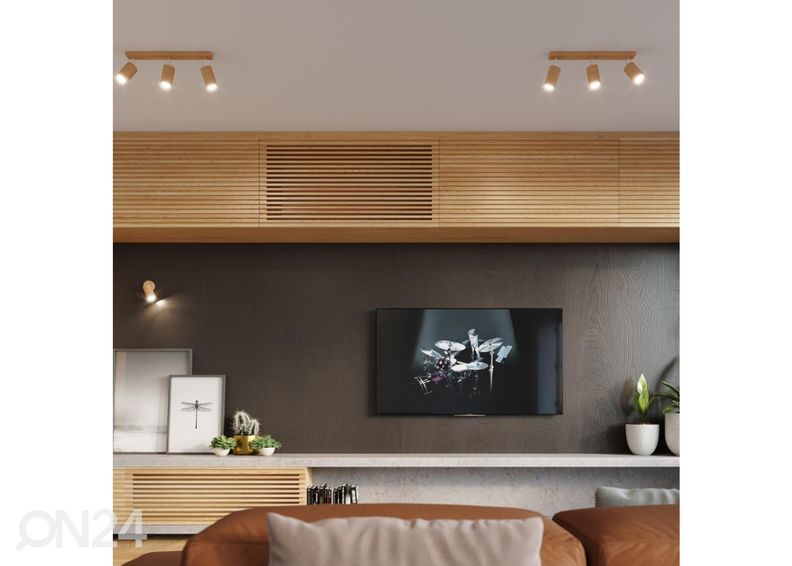 Потолочный светильник Berg 3, натуральное дерево увеличить