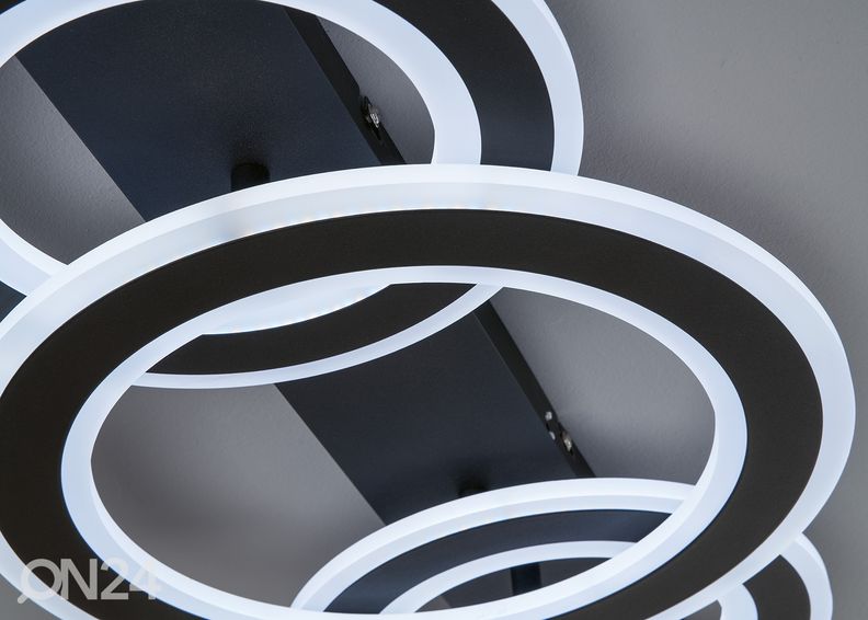 Потолочный светильник Circle LED, черный увеличить