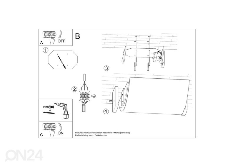 Потолочный светильник Emilio увеличить