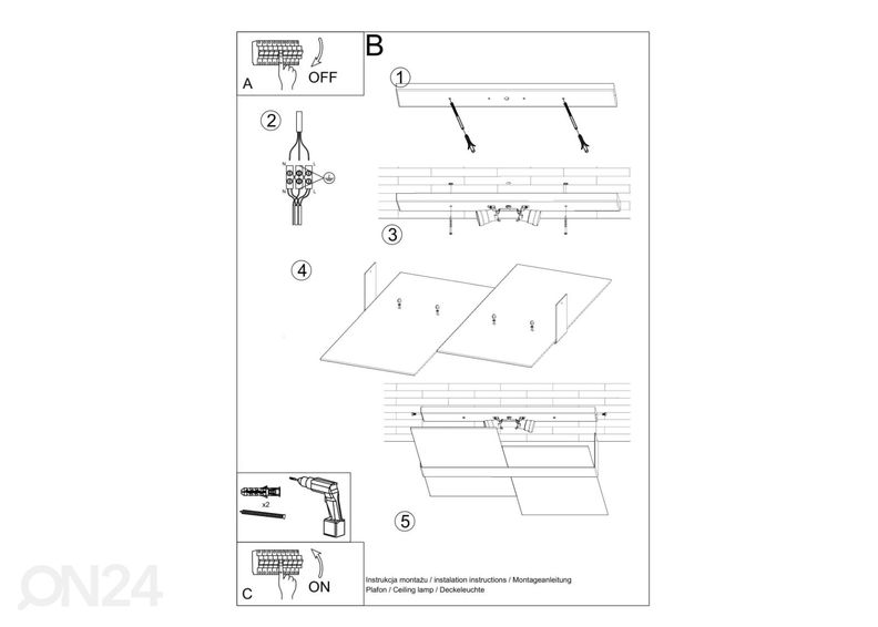 Потолочный светильник Massimo, хром увеличить