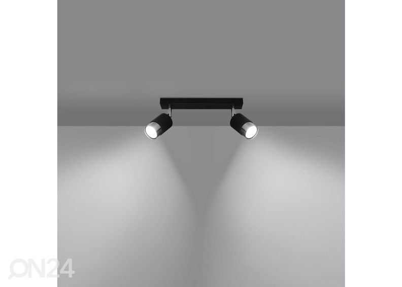 Потолочный светильник Nero 2, черный/хром увеличить