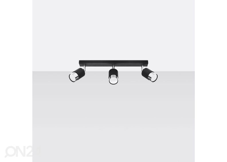 Потолочный светильник Nero 3, черный/хром увеличить