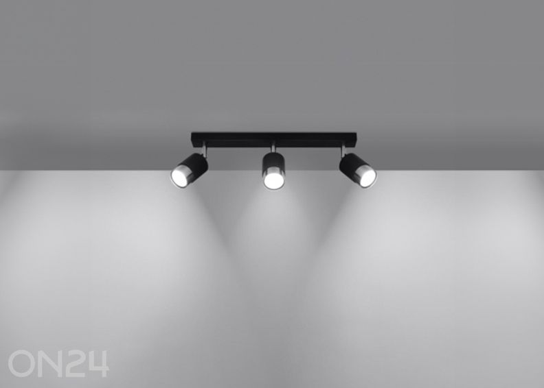 Потолочный светильник Nero 3, черный/хром увеличить