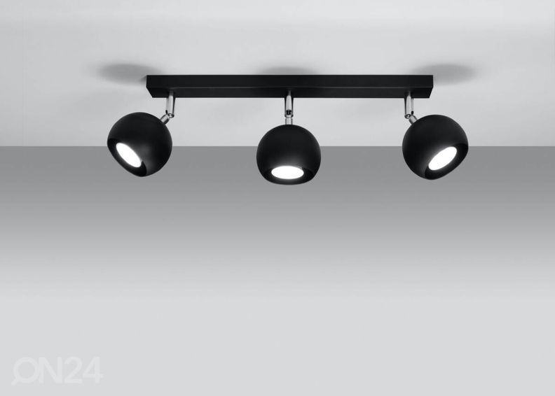Потолочный светильник Oculare 3, черный увеличить