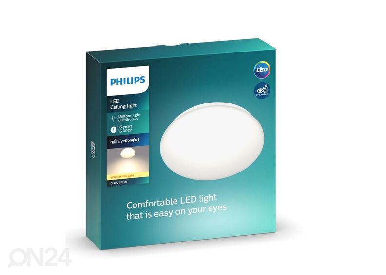 Потолочный светильник Philips Moire 17 Вт 2700K увеличить