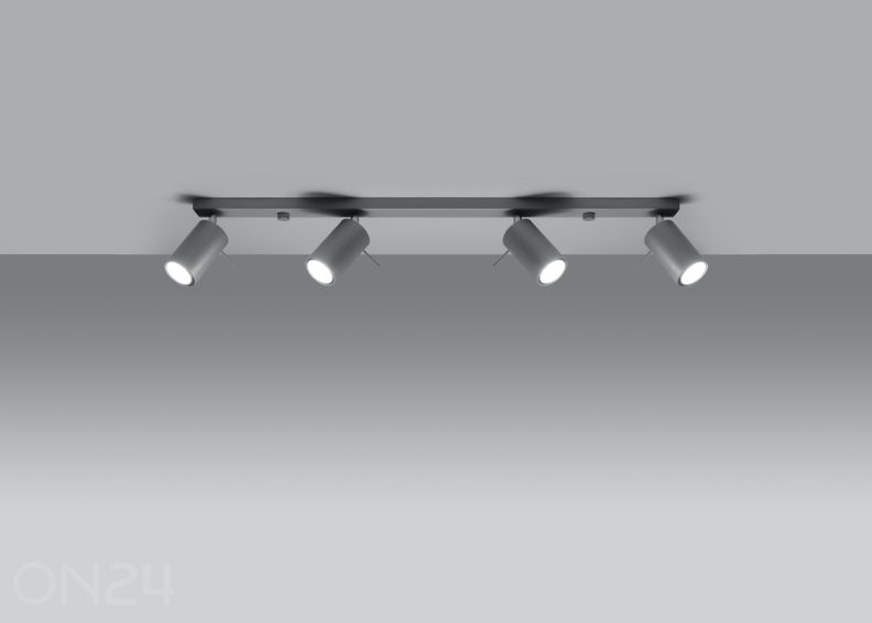 Потолочный светильник Ring 4L, серый увеличить