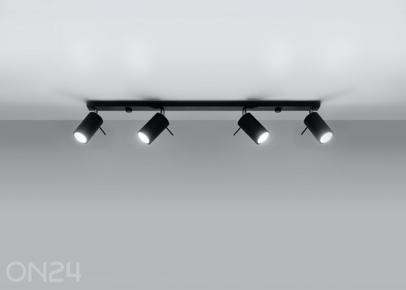 Потолочный светильник Ring 4L, черный увеличить