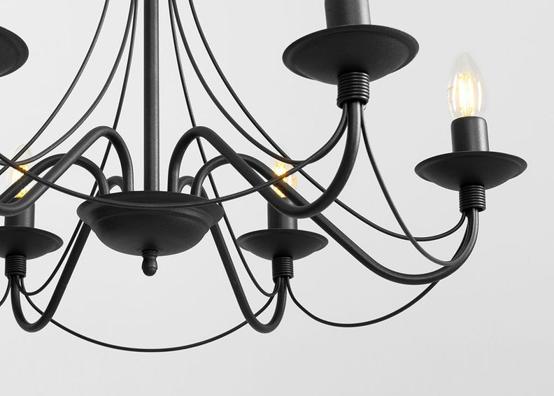 Потолочный светильник Roza, черный увеличить