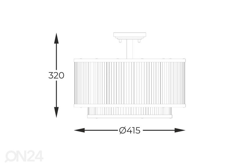 Потолочный светильник Sergio Black 5H увеличить