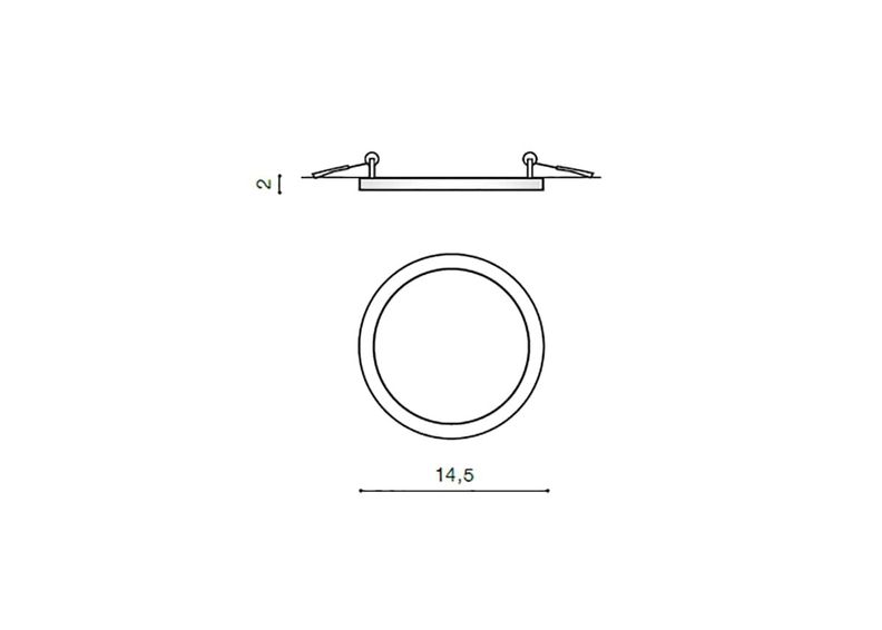 Потолочный светильник Slim round 15 (4000K) увеличить