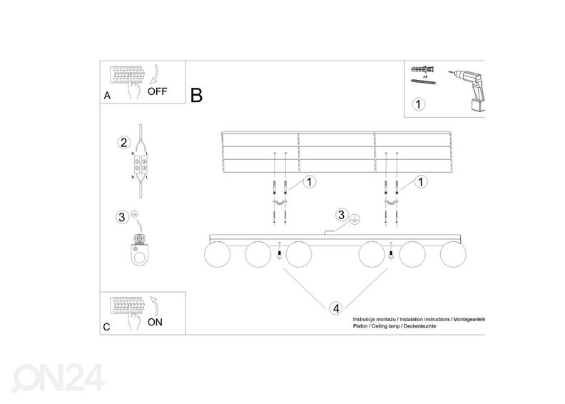 Потолочный светильник Yoli 6 увеличить