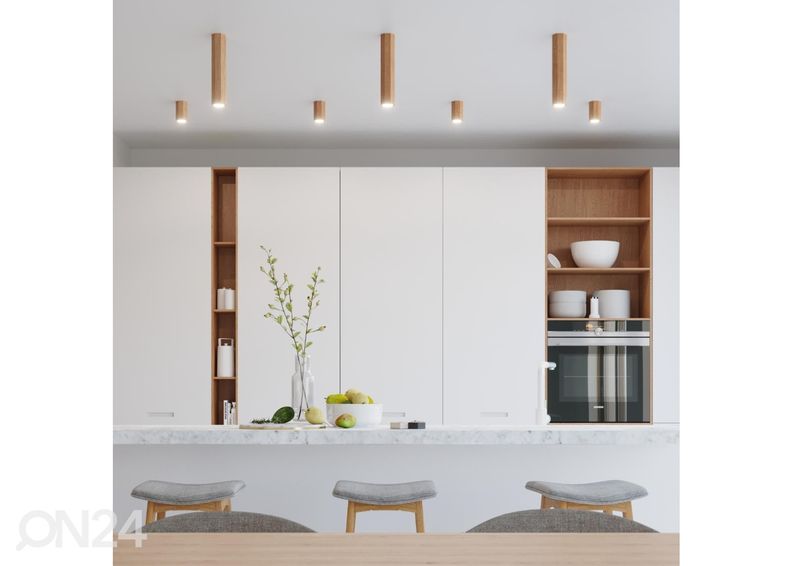 Потолочный светильник Zeke 10, дуб увеличить