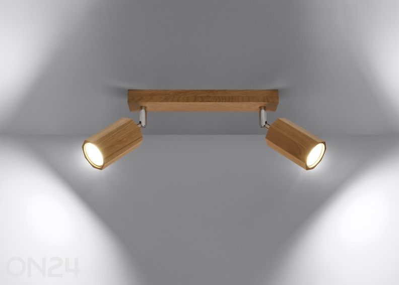 Потолочный светильник Zeke 2, дуб увеличить