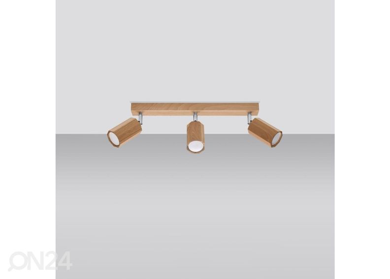 Потолочный светильник Zeke 3, дуб увеличить