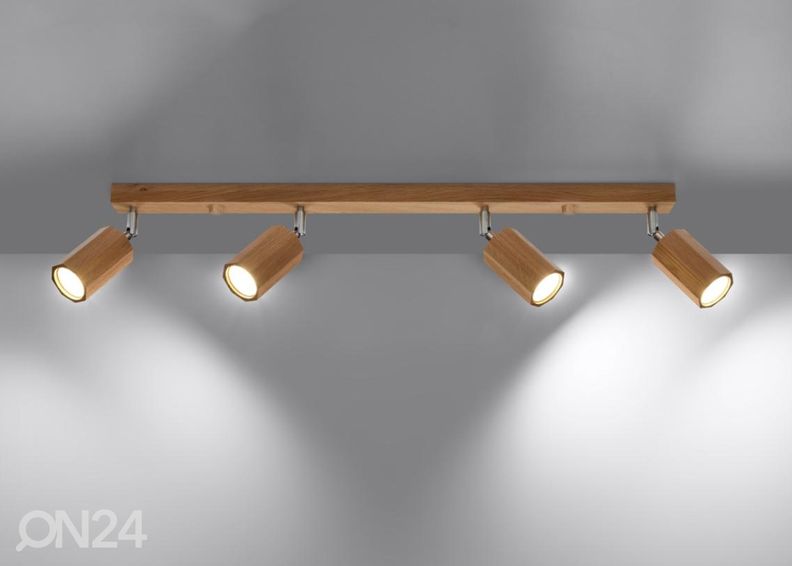 Потолочный светильник Zeke 4, дуб увеличить