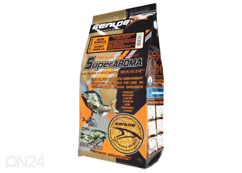Прикормка для рыб genlog super aroma 1 кг карась-линь, мед ванильный увеличить