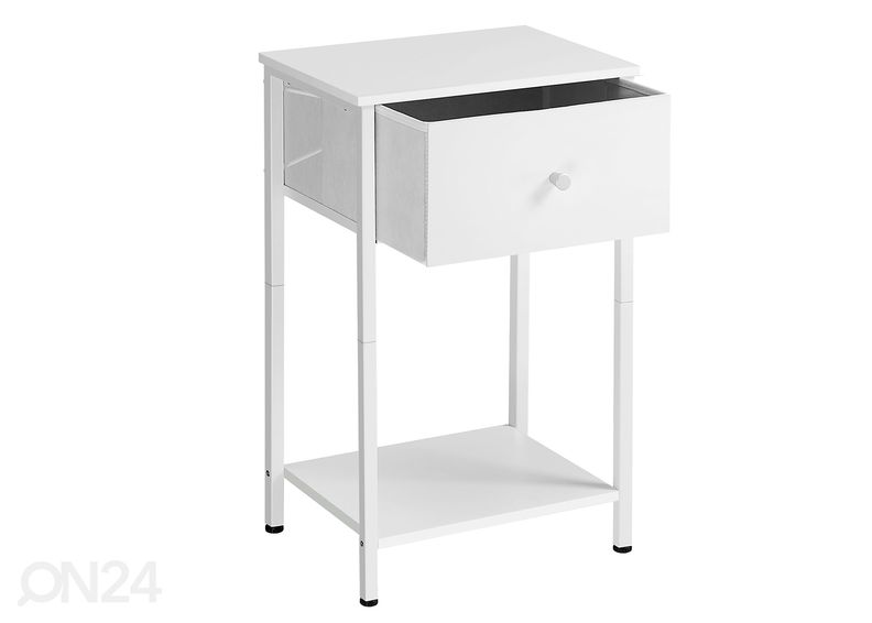 Прикроватная тумба, белая увеличить