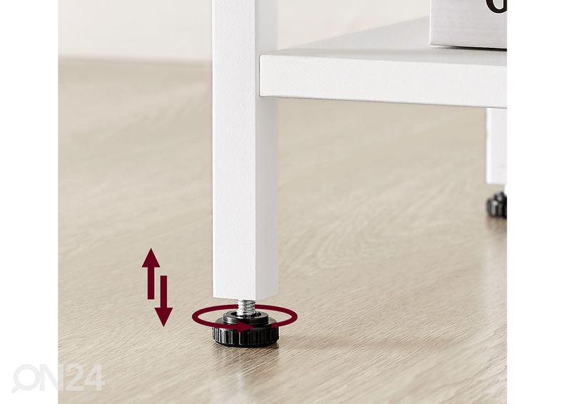 Прикроватная тумба, белая увеличить