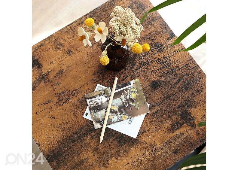 Прикроватная тумба/ полка Let, коричневый/чёрный увеличить