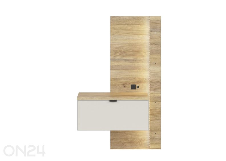 Прикроватная тумба умбочка Glamour, левая увеличить