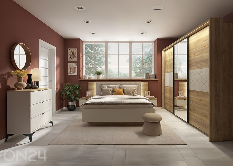 Прикроватная тумба умбочка Glamour, левая увеличить