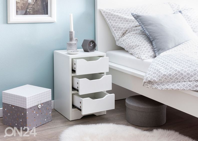 Прикроватная тумба Nacht, белый увеличить