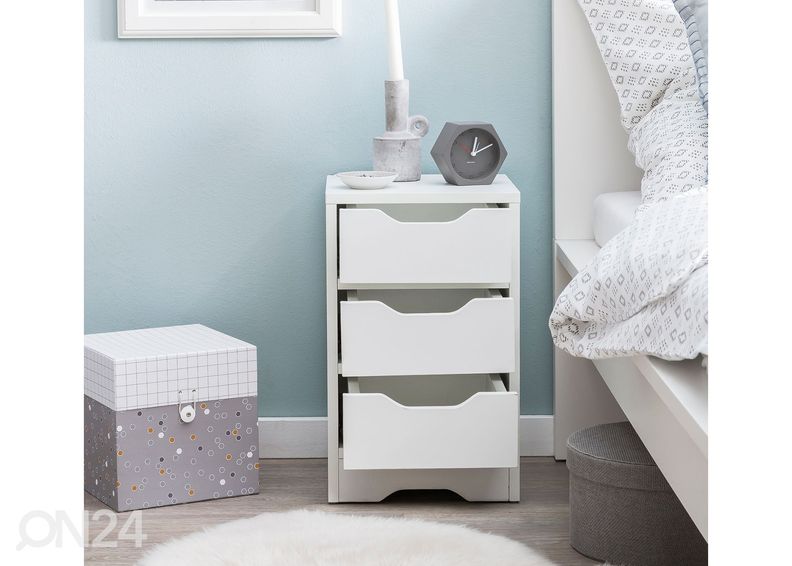 Прикроватная тумба Nacht, белый увеличить