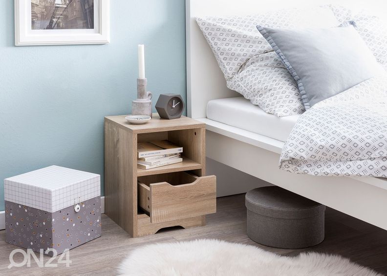 Прикроватная тумба Nacht, сонома дуб увеличить