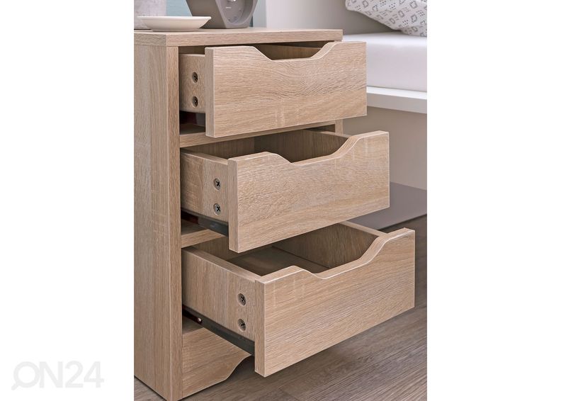 Прикроватная тумба Nacht, сонома дуб увеличить