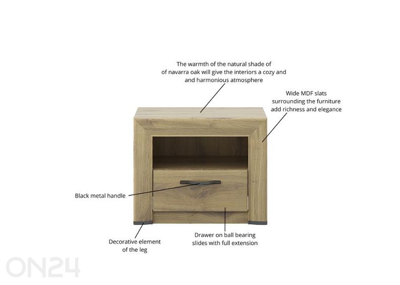 Прикроватная тумба Sapori увеличить