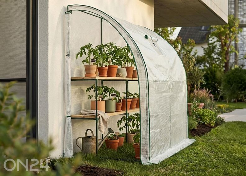 Пристенная теплица 2 м² увеличить