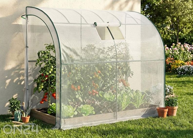Пристенная теплица 2 м² увеличить