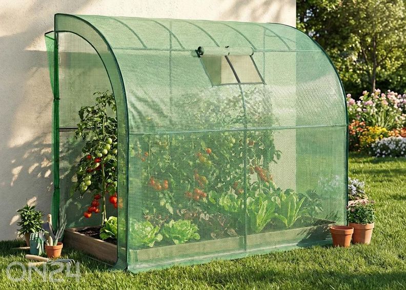 Пристенная теплица 2 м² увеличить
