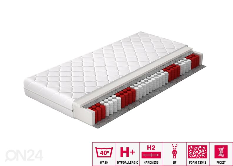 Пружинный матрас Pedro Pocket 80x200 cm увеличить