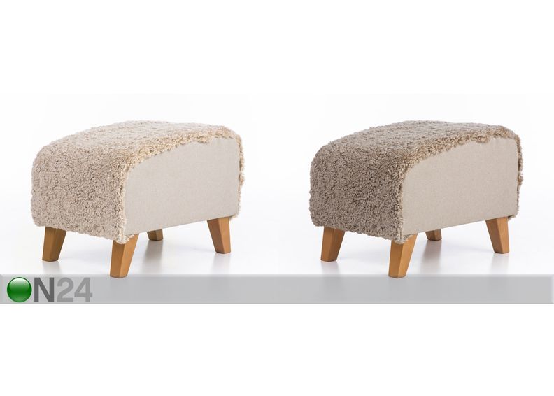 Пуф из овчинки увеличить