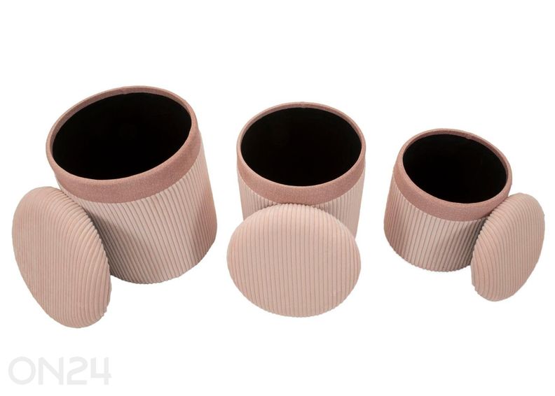 Пуф с местом для хранения, 2 шт. увеличить