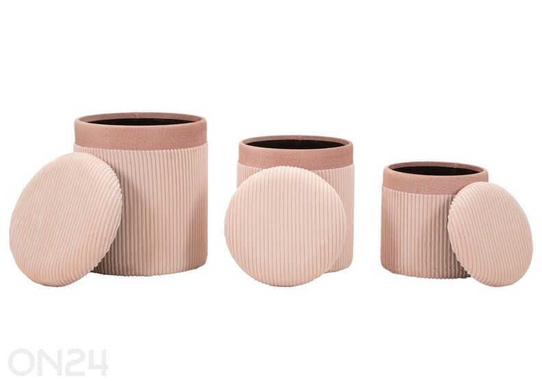 Пуф с местом для хранения, 2 шт. увеличить