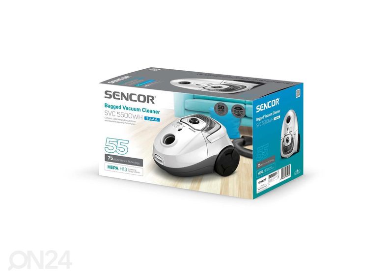Пылесос Sencor SVC5500WH, белый увеличить