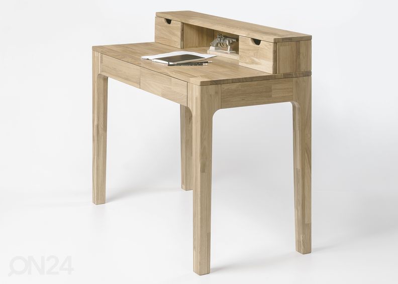 Рабочий стол из массива дуба Mars 2, белое масло увеличить