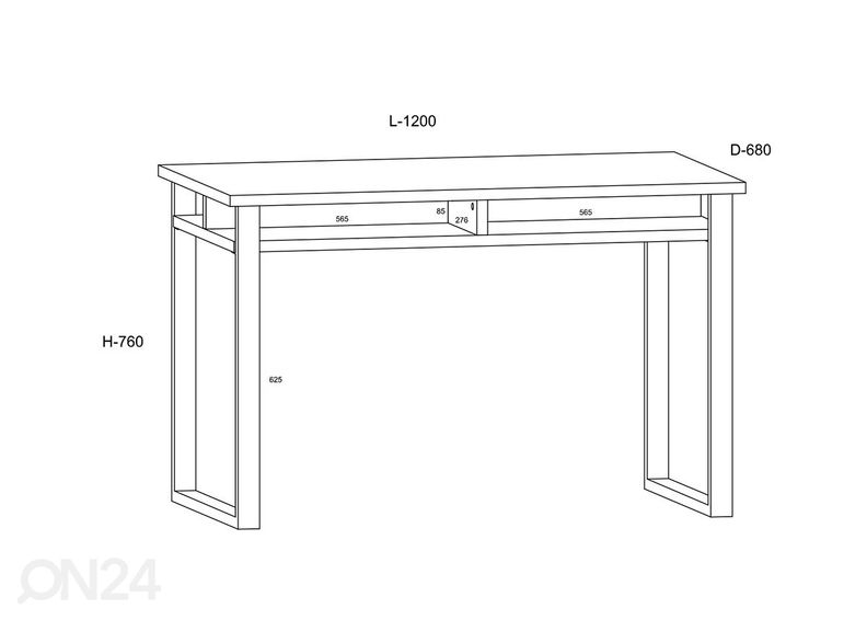 Рабочий стол 120 cm увеличить
