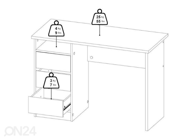 Рабочий стол Function 110 cm увеличить