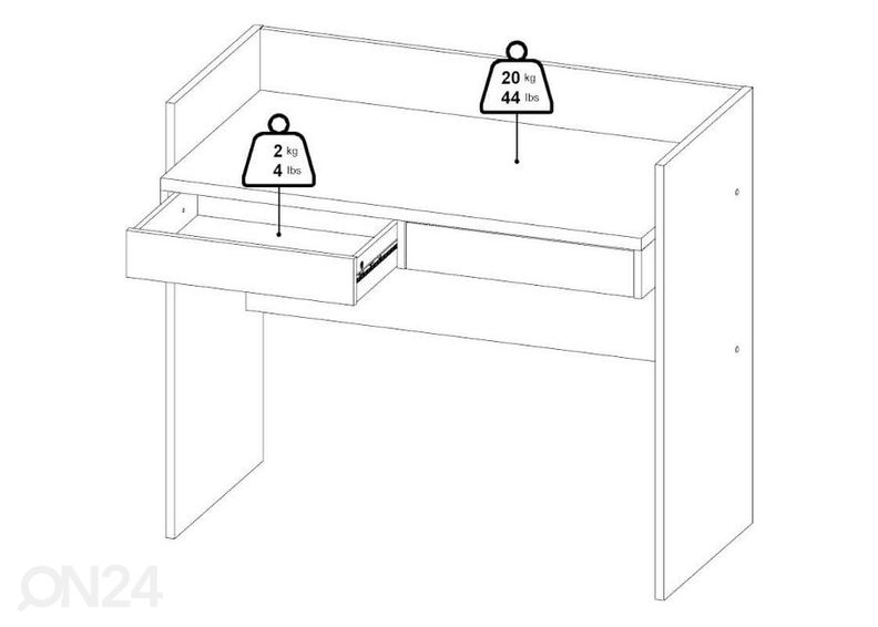 Рабочий стол Function 110 cm увеличить