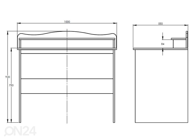 Рабочий стол Ilva 100 cm увеличить