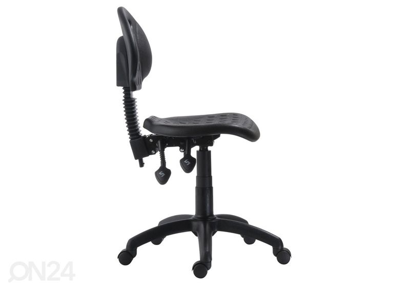 Рабочий стул PU Asyn чёрный увеличить