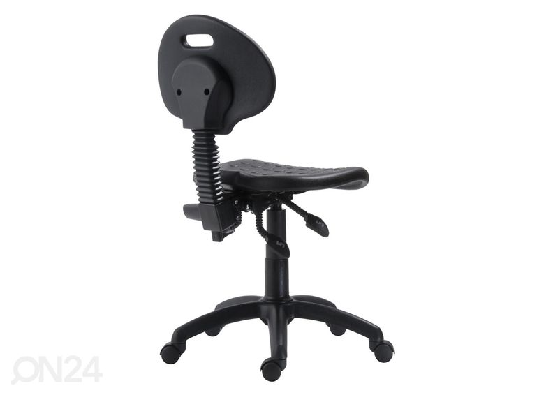 Рабочий стул PU Asyn чёрный увеличить