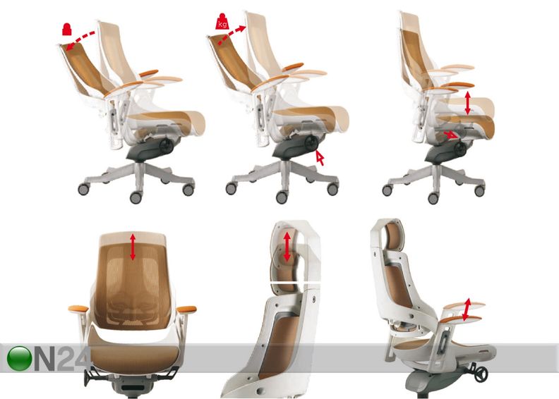 Рабочий стул Wau увеличить