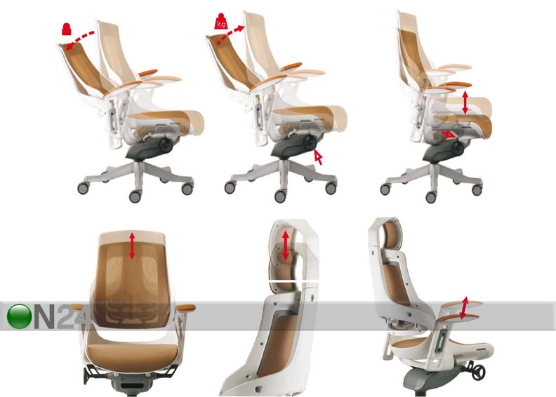 Рабочий стул Wau увеличить