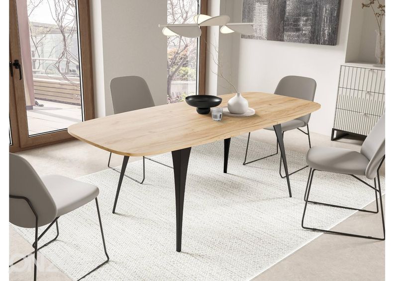 Раздвижной обеденный стол Artur 90х160-198 см увеличить